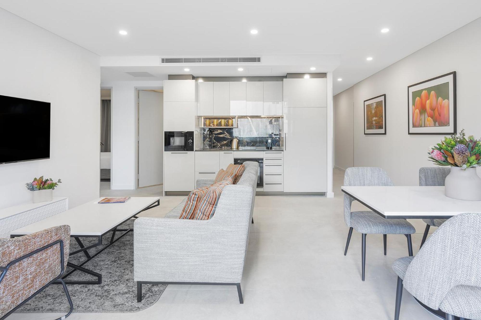 Meriton Suites Κανμπέρα Εξωτερικό φωτογραφία A typical apartment interior